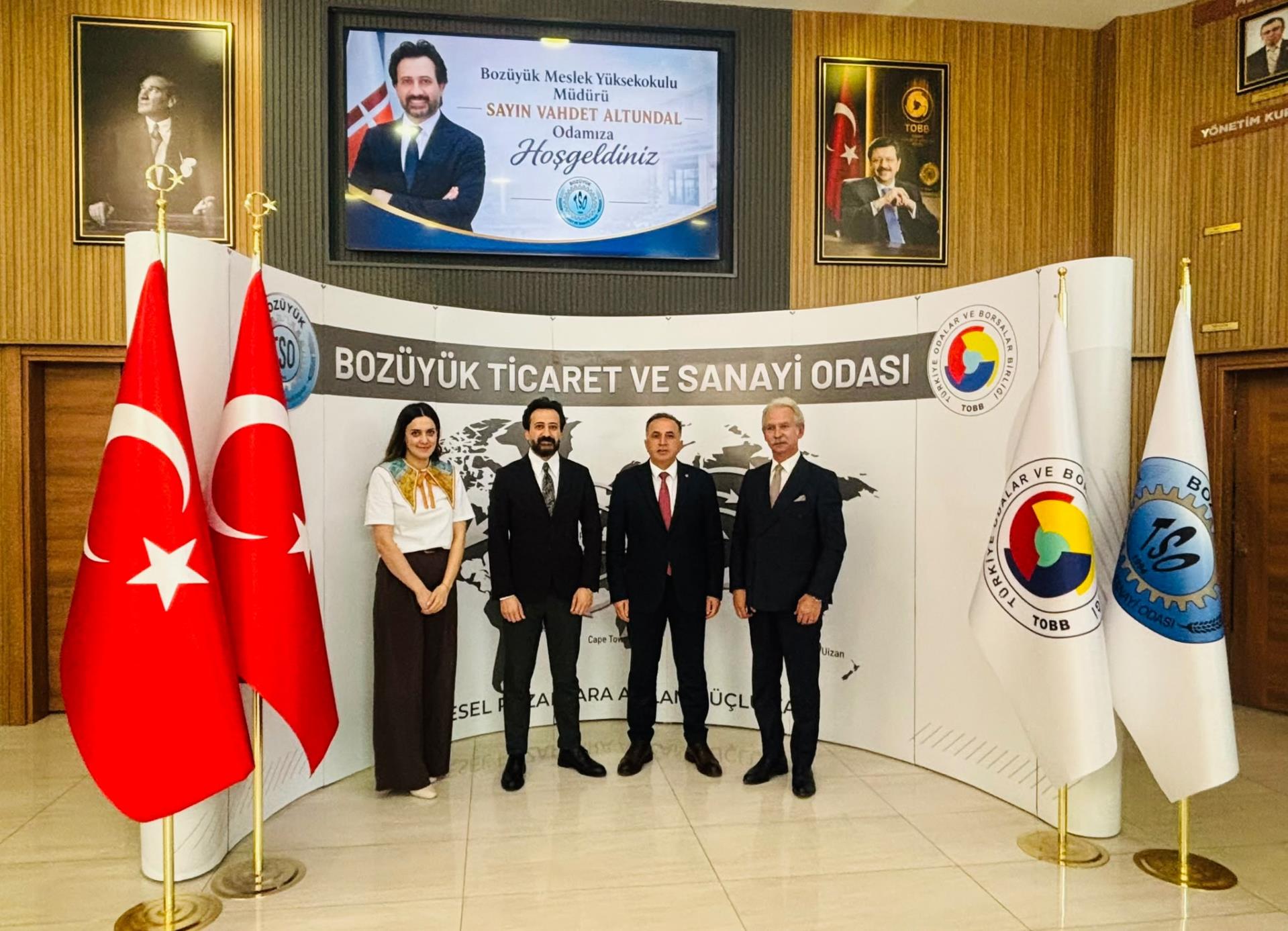 Yüksekokulumuzdan Bozüyük Ticaret ve Sanayi Odasına Ziyaret 